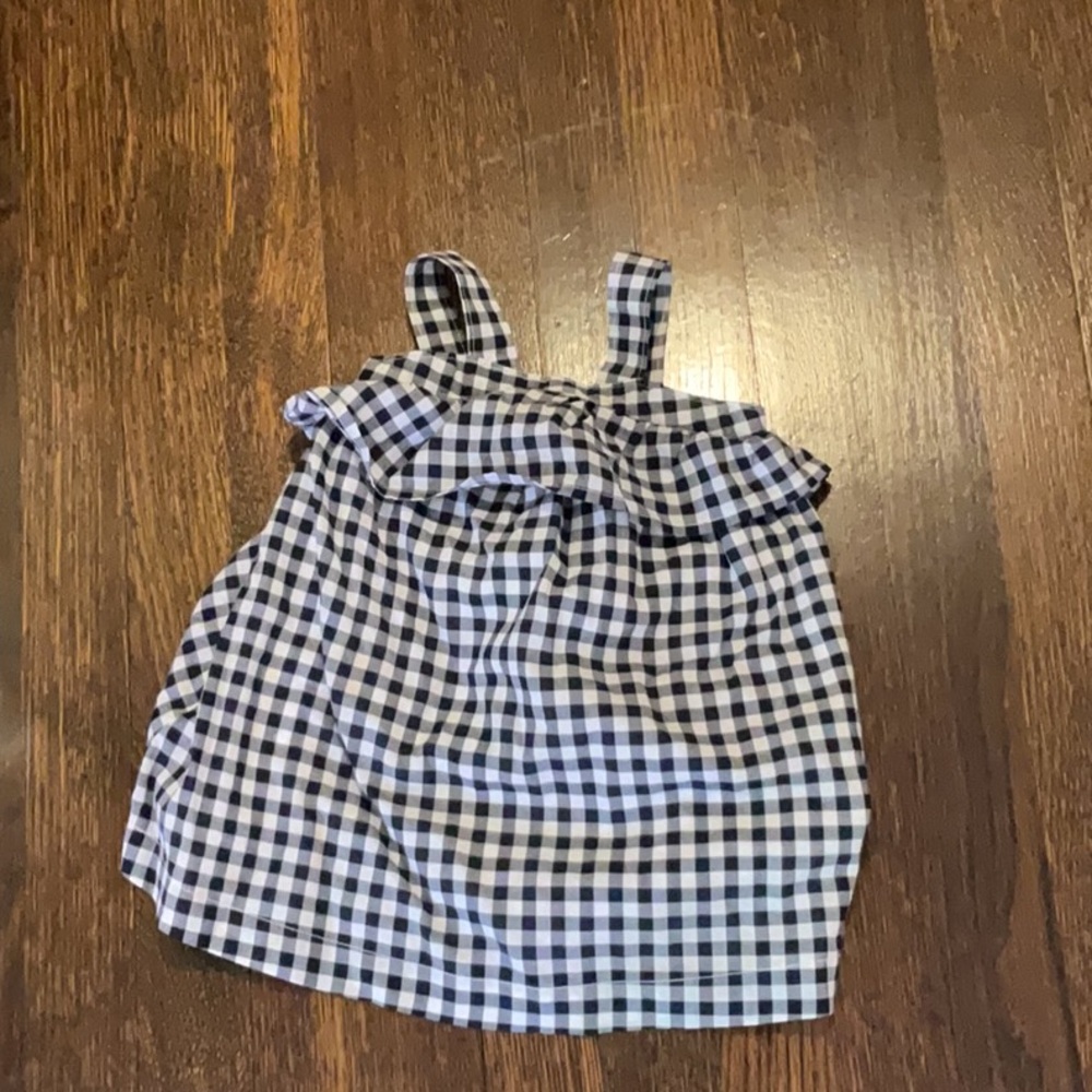 BabyGAP Black and White Camisole with Thin Straps